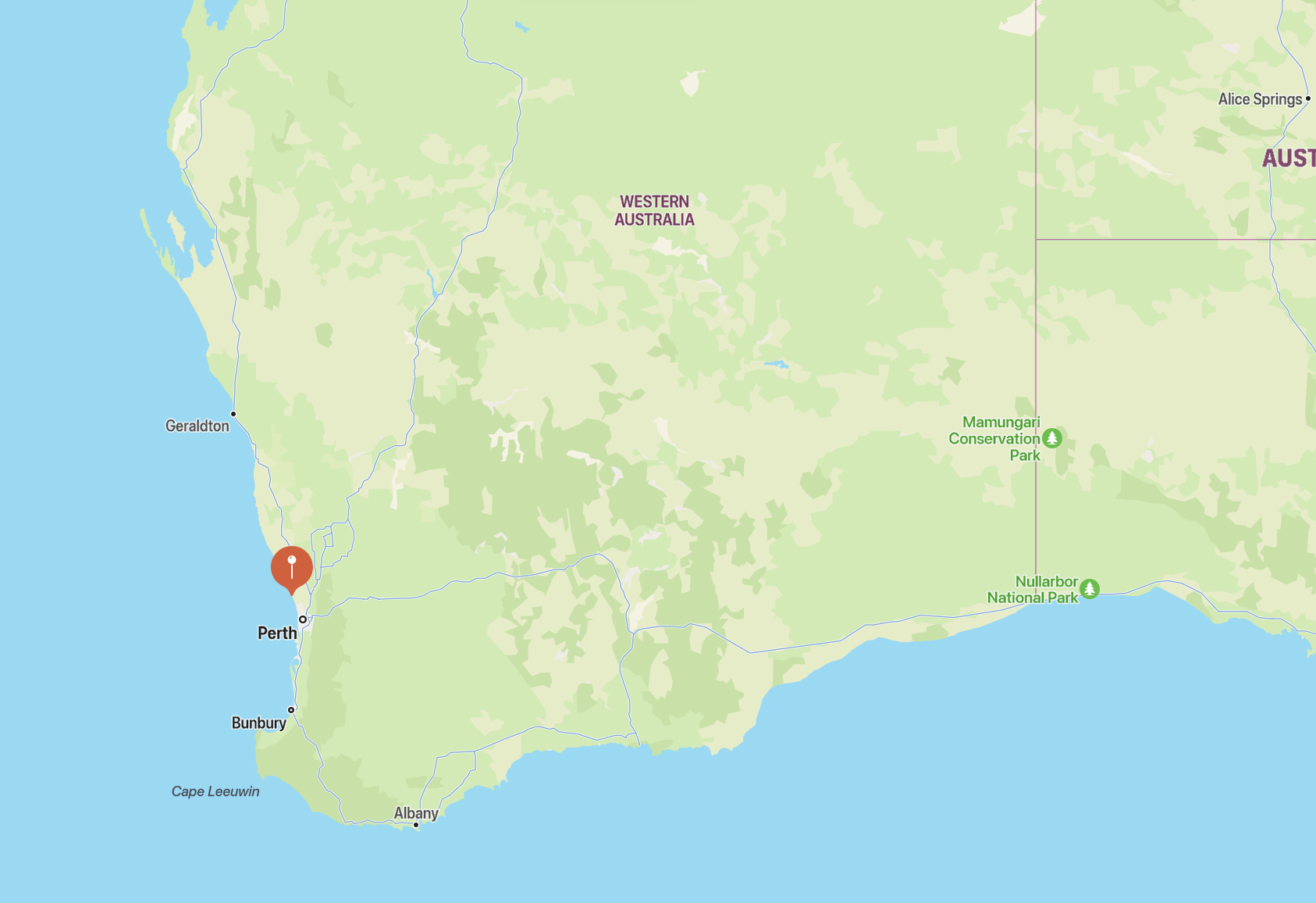 Amberton Beach Estate Location Map